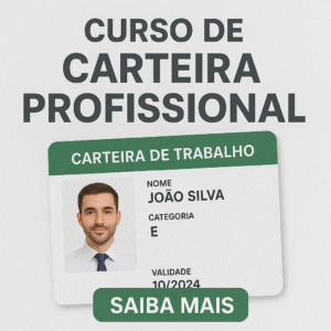 CURSO DE CERTIFICADO DE APTIDÃO PROFISSIONAL CAP ou CARTEIRA PROFISSIONAL